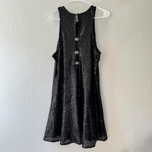 Free People Black Sequin Dress